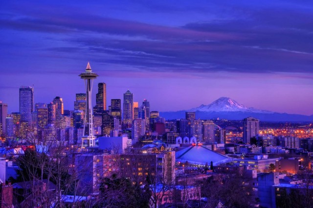 Winter Lights of Seattle