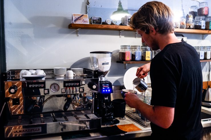 la chouette paris france bicycle shop cafe belleville coffee sprudge