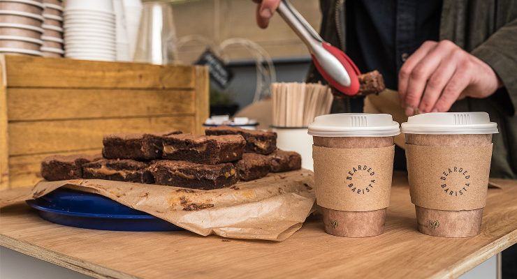 bearded barista steampunk coffee roasters edinburgh scotland uk smith and gertrude leith market coffee bike sprudge