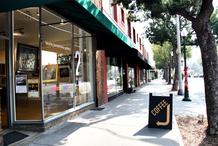 two kids coffee south pasadena california cafe SPACE art gallery gotham coffee roasters sprudge