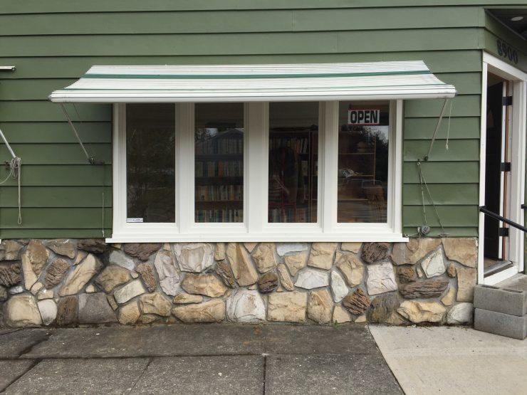 build-outs of summer sprudge convivium coffee portland oregon windows booksellers cafe