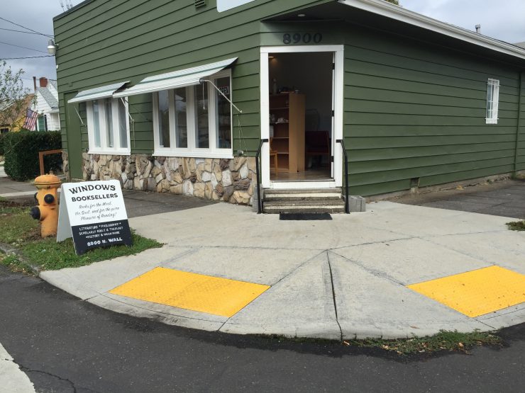 build-outs of summer sprudge convivium coffee portland oregon windows booksellers cafe