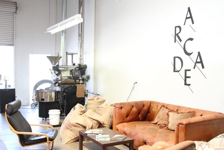 arcade roasters riverside california coffee spruge inland empire lavender latte