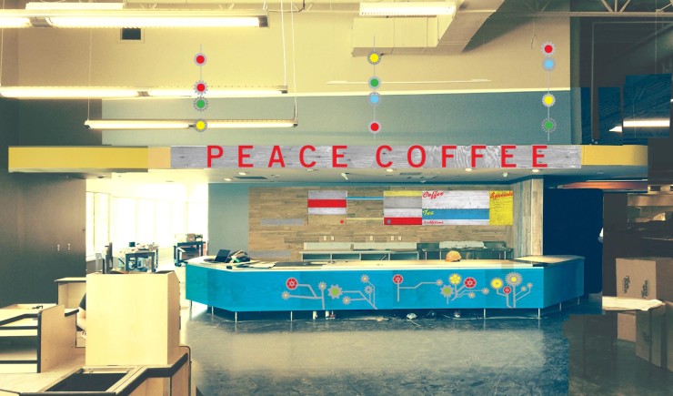 Peace Coffee Signage