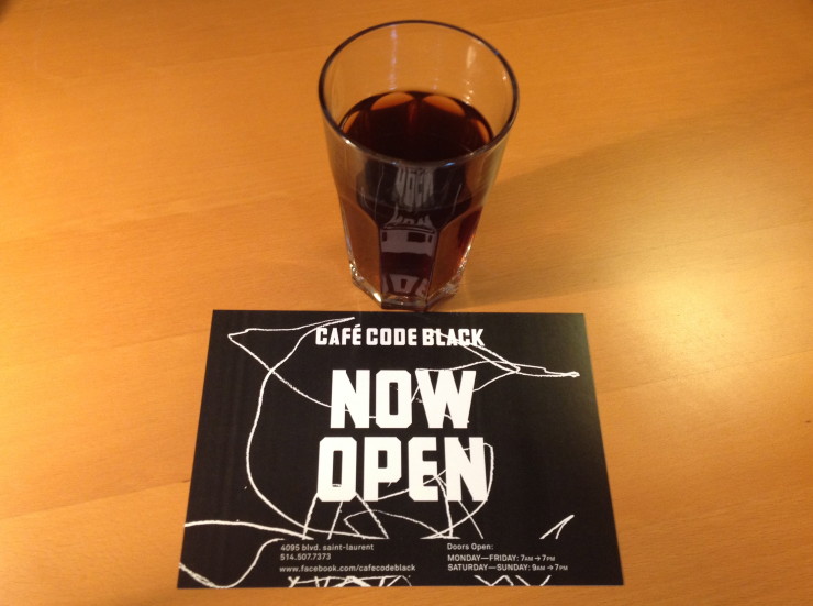 Cafe Code Black Montreal Quebec Sprudge