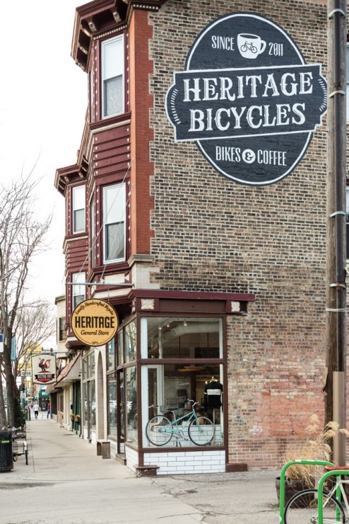 heritage bicycles coffee chicago sprudge