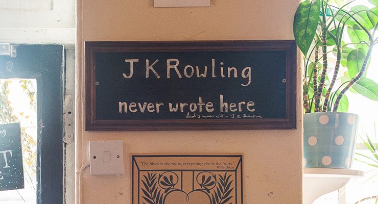jk rowling never wrote here