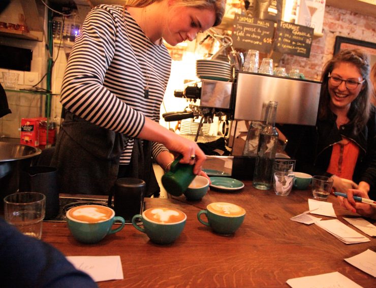 dick latte art competition paris cafe chilango coffee sprudge