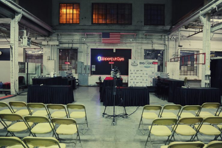 The Uppercut Boxing Gym in Minneapolis served as the venue for the 2014 and 2015 Big Central Barista Competition.