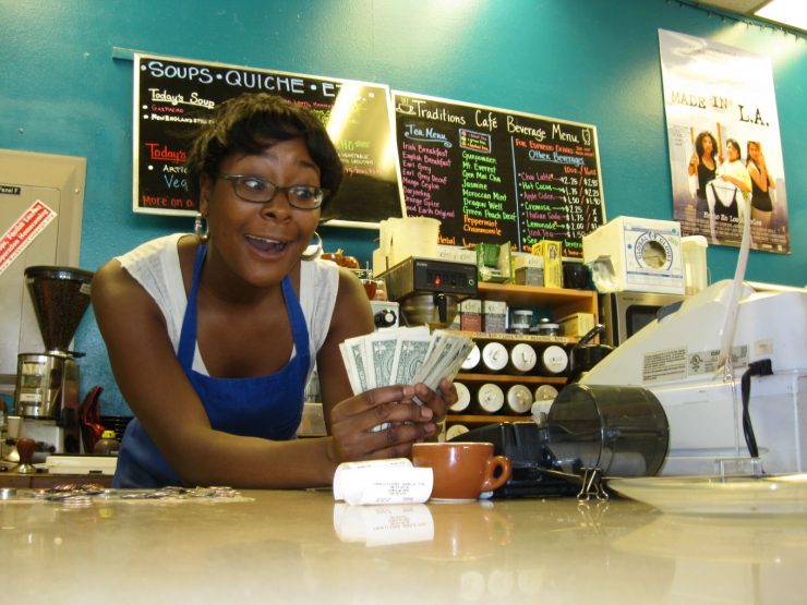 Barista with tips. (File photo)