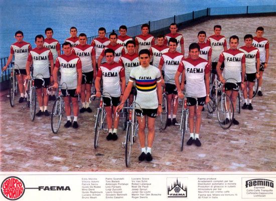 1968 Faema promotional poster (via Lightweight Classics)