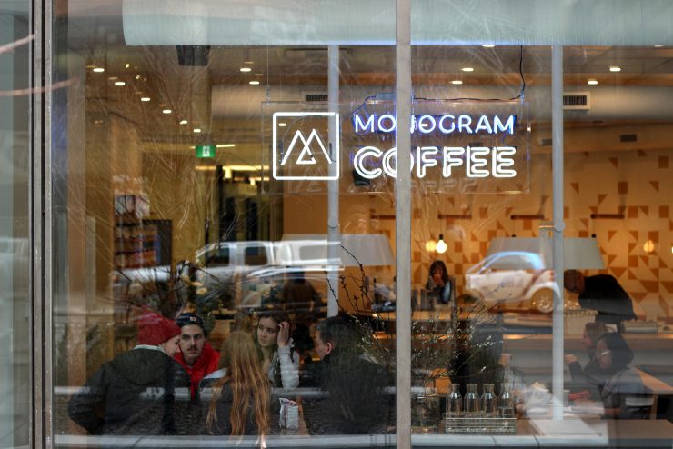 monogram coffee downtown transcend calgary alberta canada ben put bar cafe sprudge