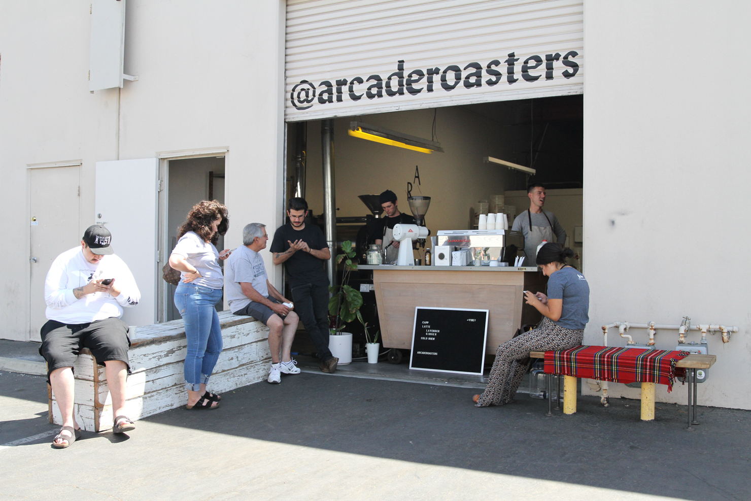 arcade roasters riverside california coffee spruge inland empire lavender latte