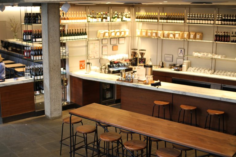 Manhattan Flora Coffee Builds A Warm Cafe In A Midcentury Landmark