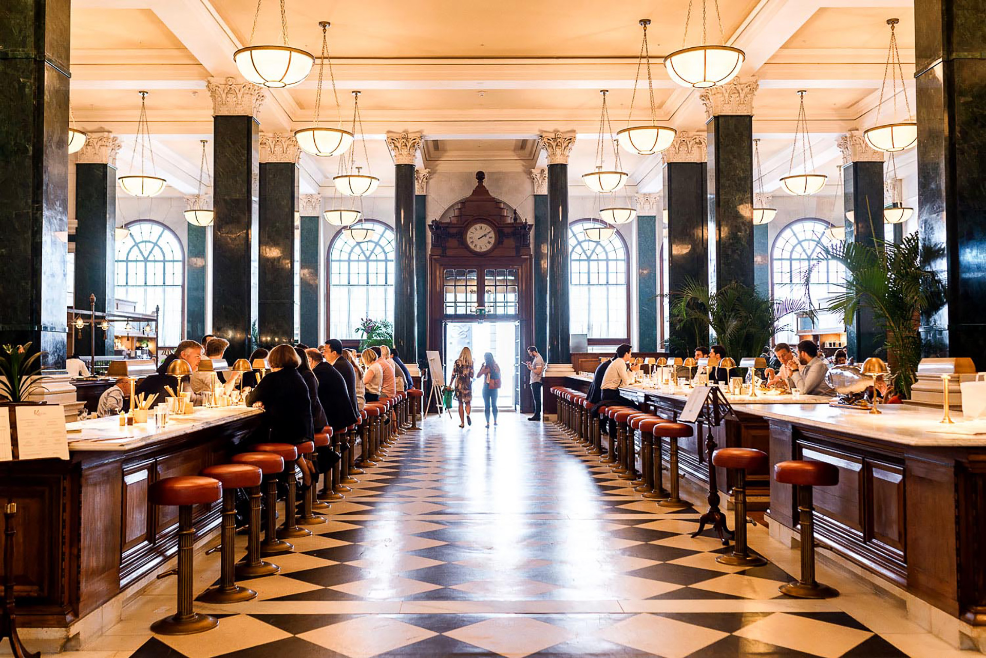 The Many Breathtaking Cafes Of The City Of London's Ned Hotel
