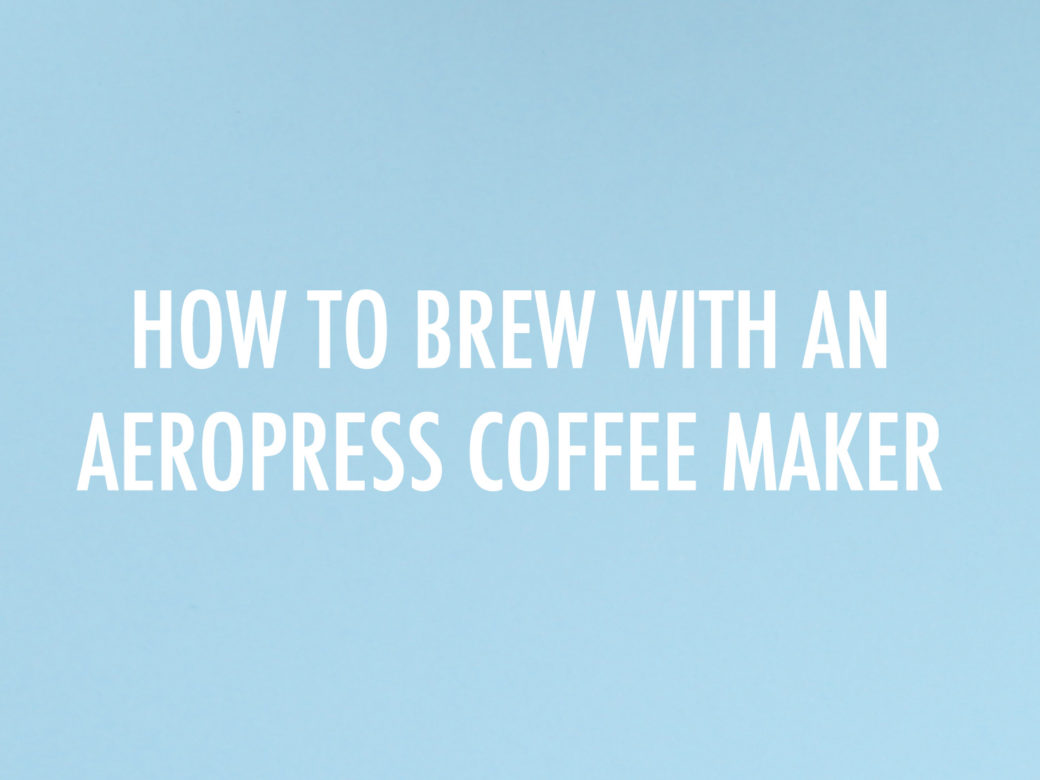 Step by Step Brew Guide: How to Use AeroPress Go like a Champion – The Way  to Coffee – Specialty Coffee Blog