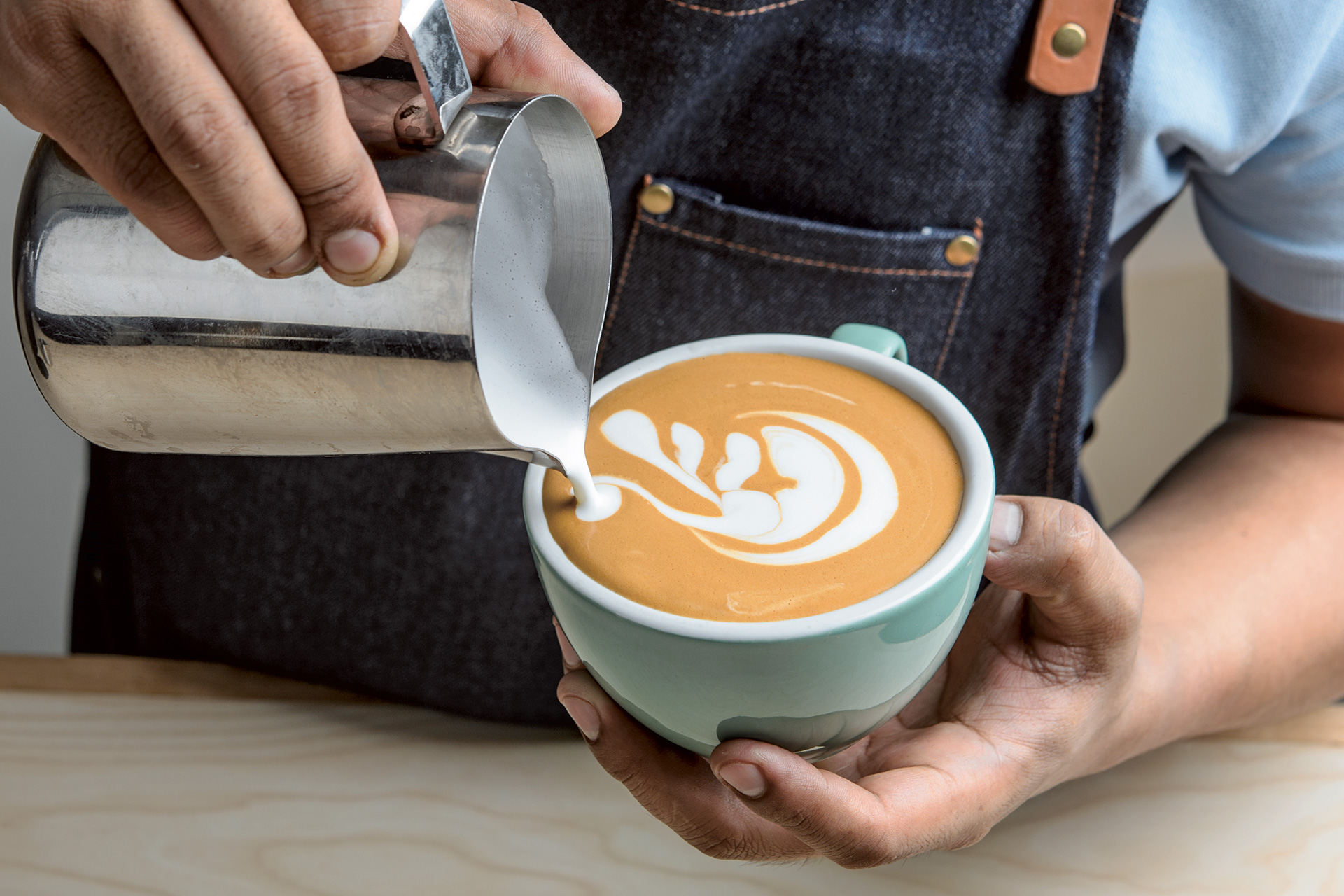 The Art Of Pour An Interview With Coffee Art Author Dhan Tamang