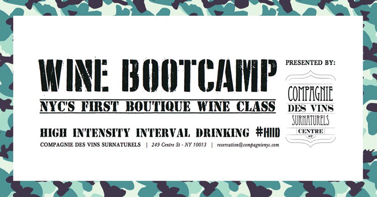 compagnie des vins surnaturels centre wine boot camp sprudge 2