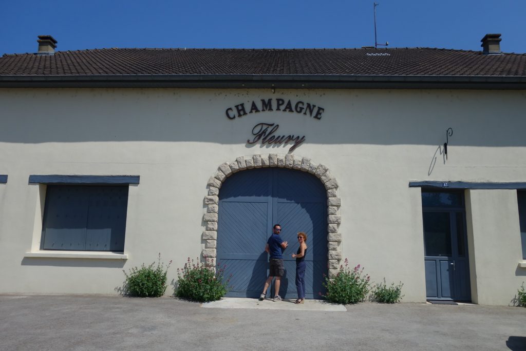 morgane fleury benoit fleury at entrance to cellar 1024x684