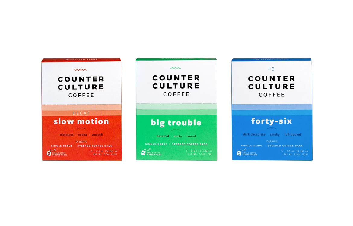 Steeped Coffee Partners with Counter Culture Coffee on Single-Serve Steeped  Bags