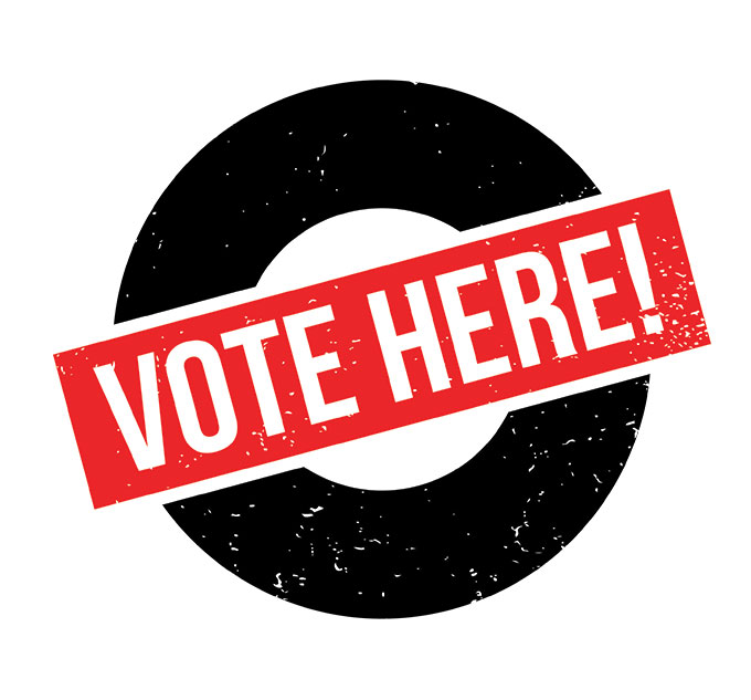 vote here button