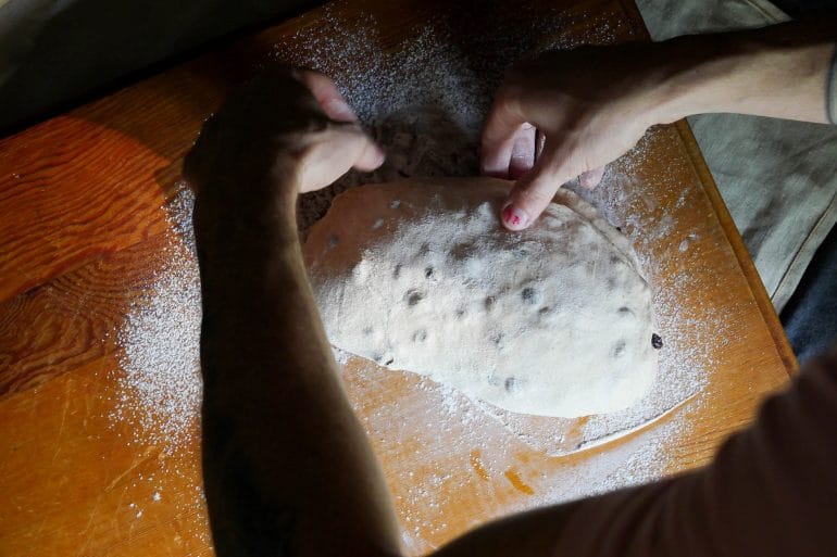 Cascara Currant Sourdough Shape 2