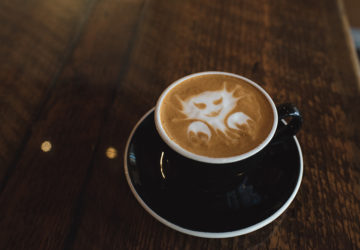 simeonbricker lamplightercoffeeroasters latteart halloween 2016 2
