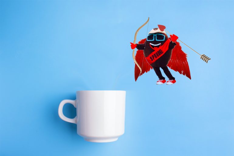 Buzzy The Bean Cupid