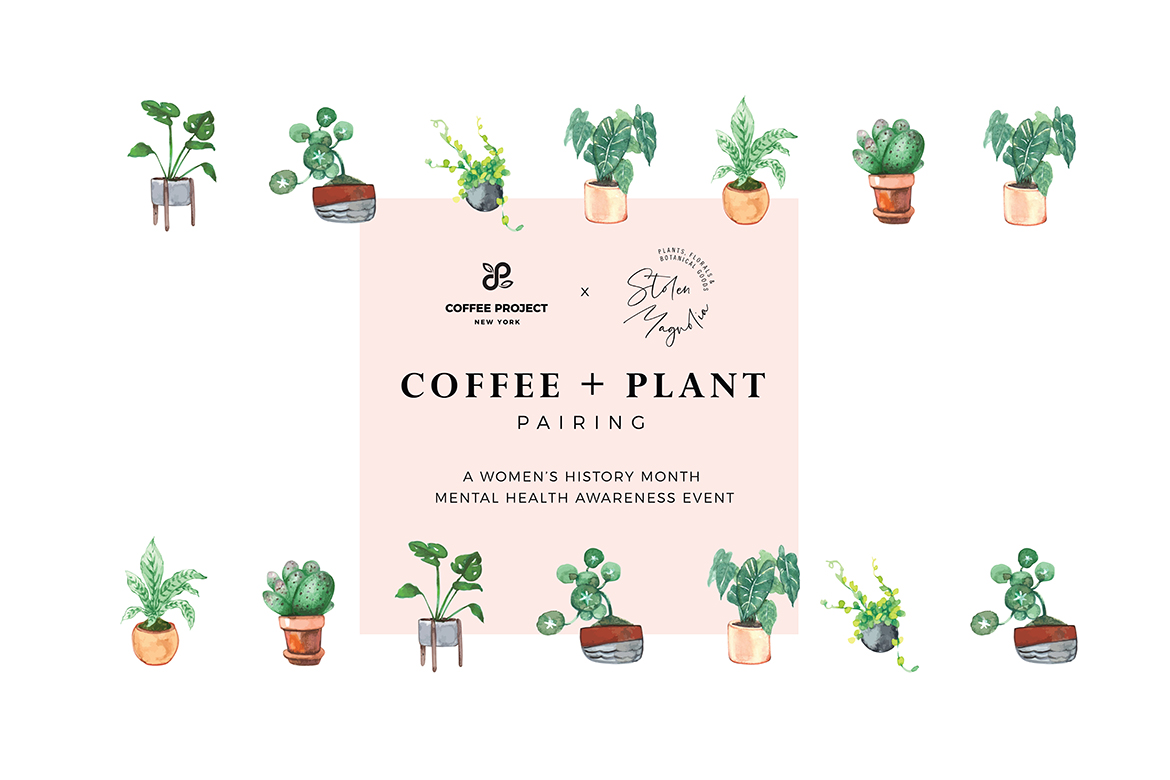 coffee + plant pairing banner
