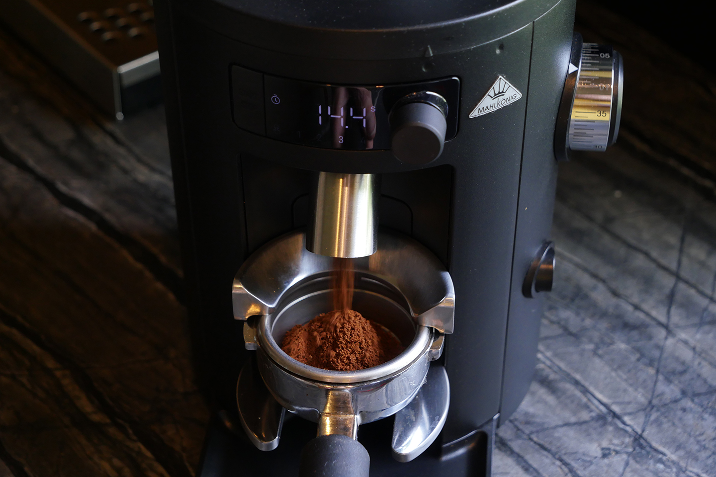 mahlkonig x54 espresso grind 1