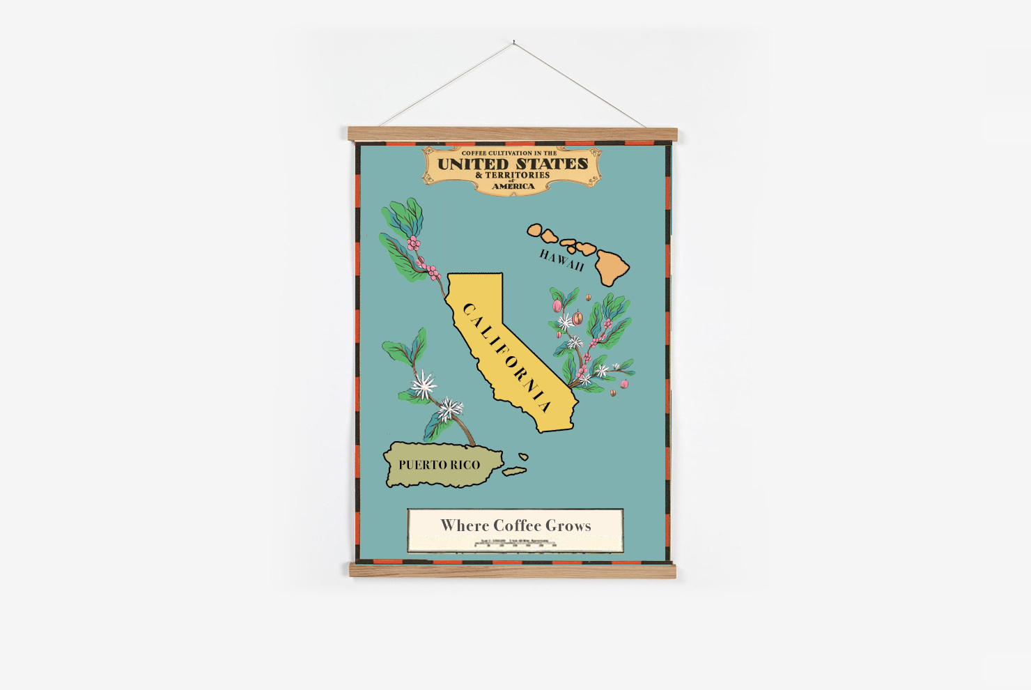 coffee usa map t