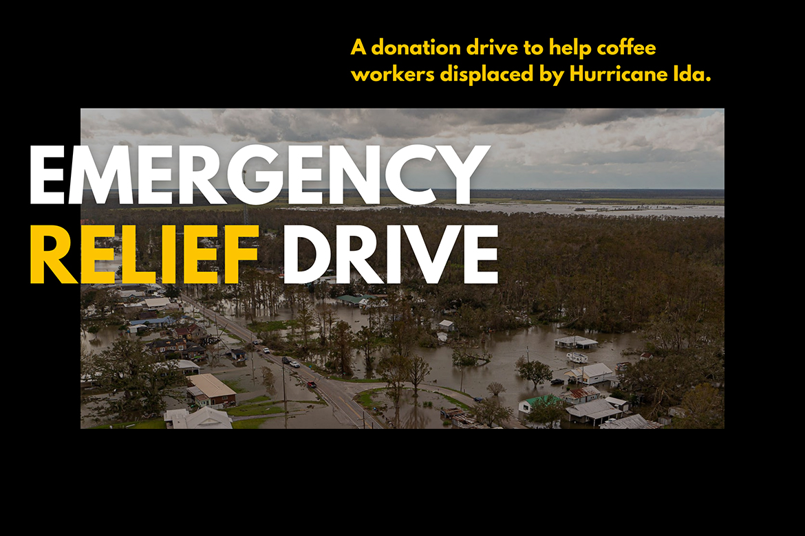 black and yellow clean emergency relief animated donation event