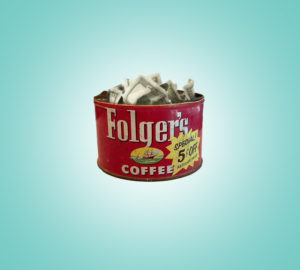folgers can money