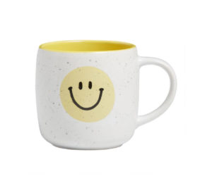 smiley face mug