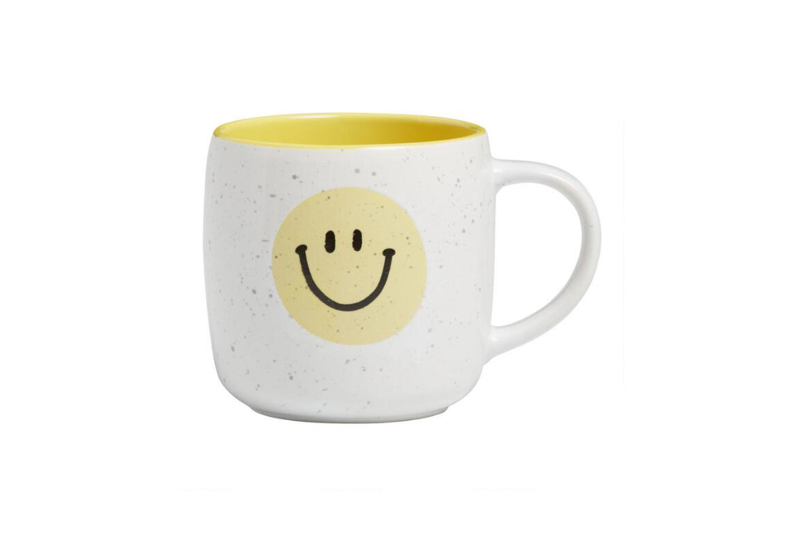 smiley face mug