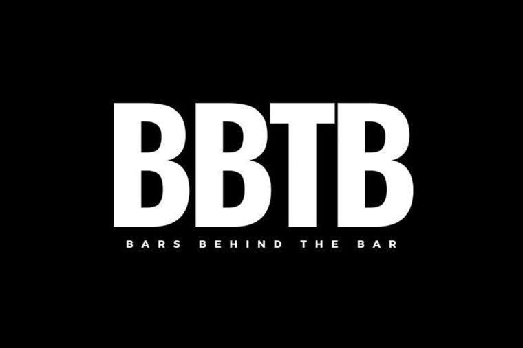 bars behind the bar