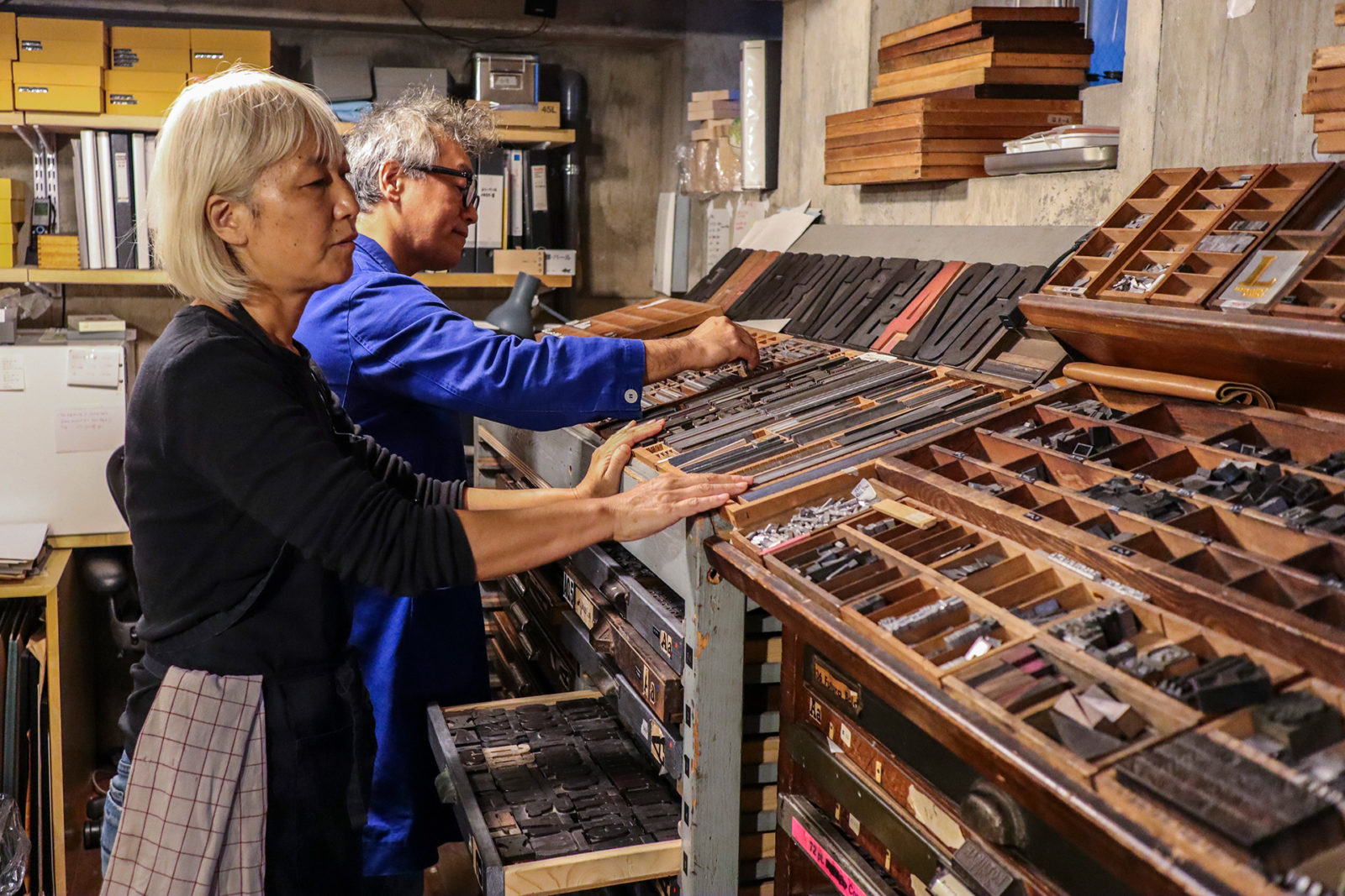 In Shibuya, Letterpress Letters Defines The Printing Cafe Sprudge Coffee