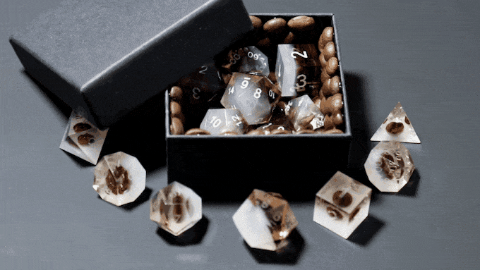Coffee Bean Dice Are Here To Perk Up Your DnD Campaign