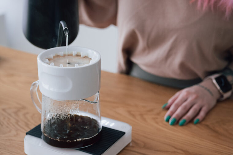 etkin 2 cup dripper brewing