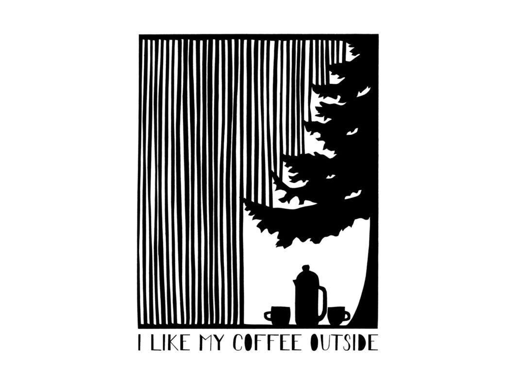 i like my coffee outside by anna brones