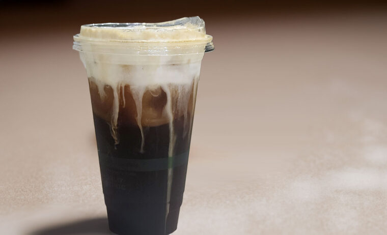 salted caramel cold brew amavida on the menu sprudge