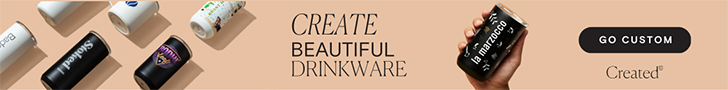 banner advertising created co create beautiful drinkware go custom