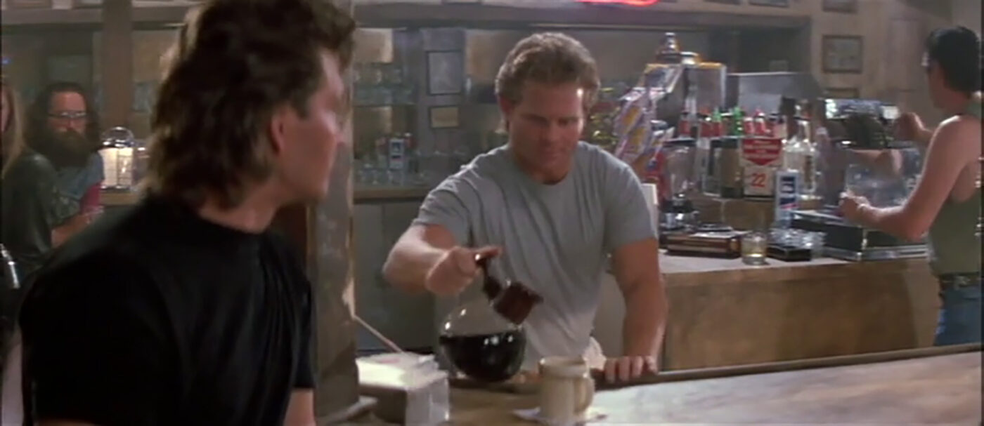 road house pouring coffee
