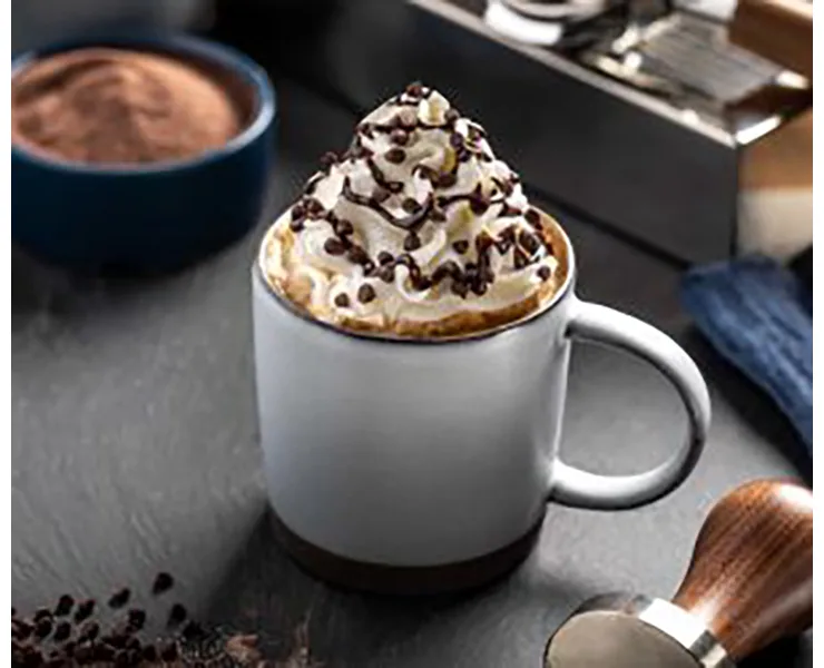 banner advertising ghirardelli hot cocoa
