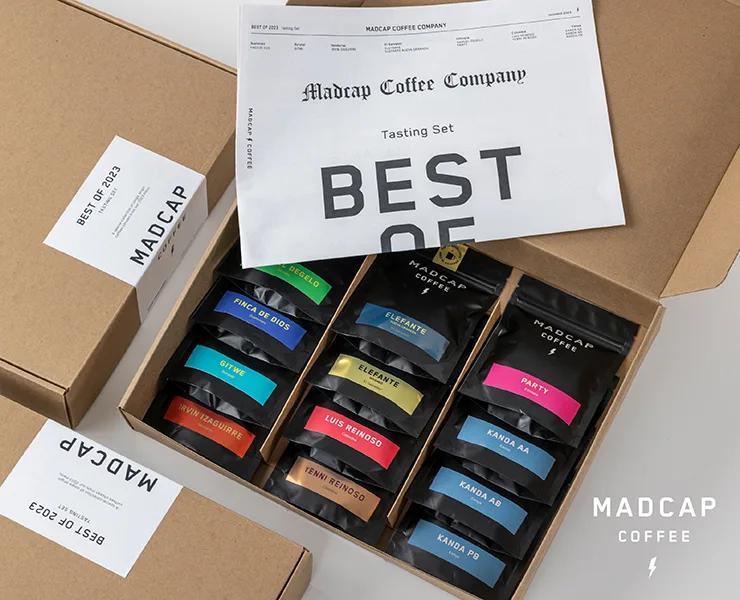 banner advertising madcap single origin coffees and the best of 2023