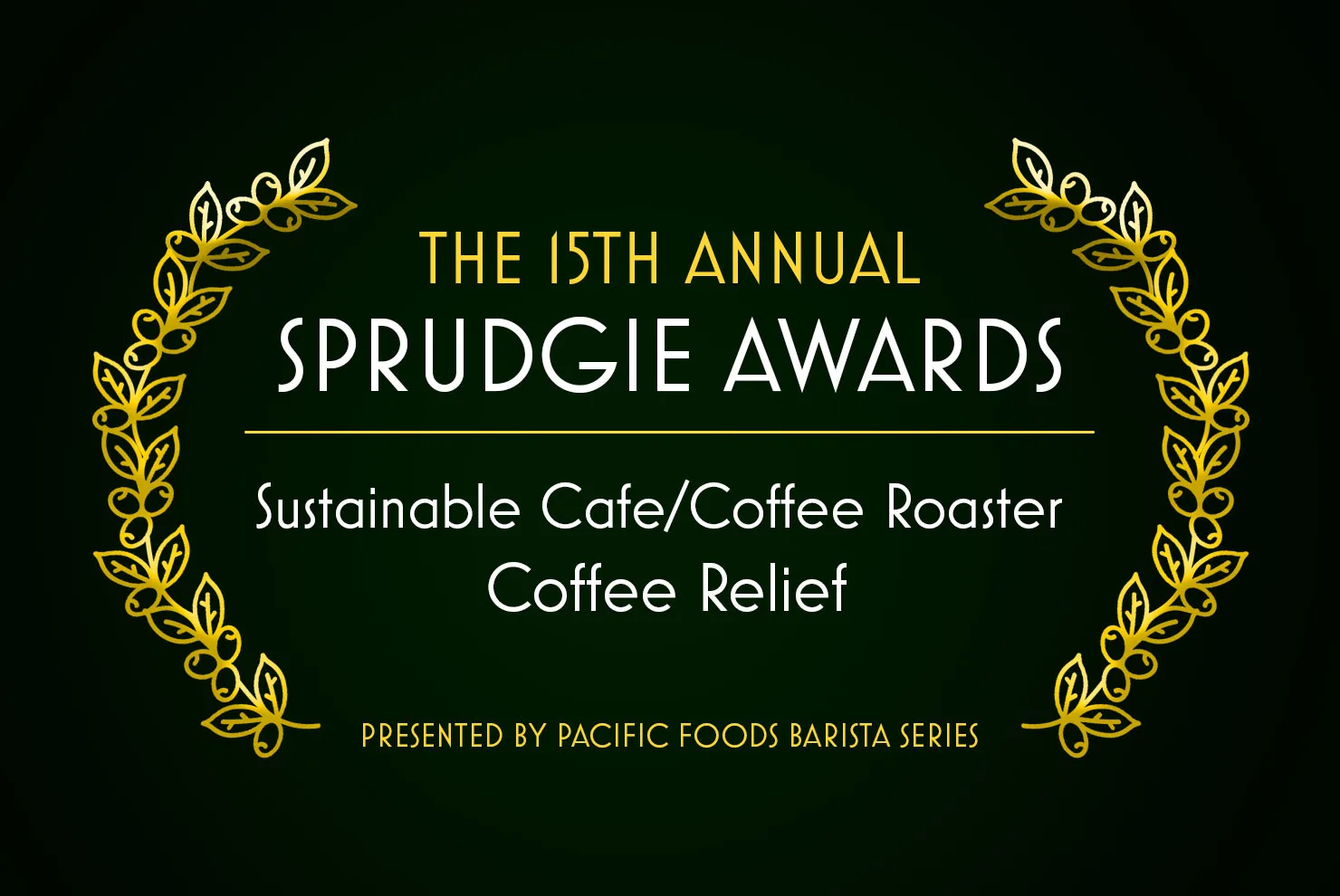 sprudgie award 15 sustainable cafe coffee roaster