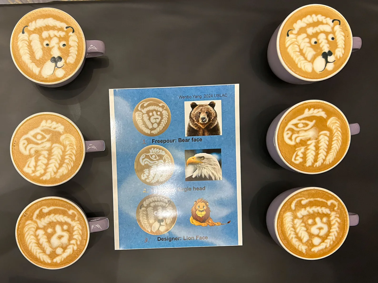2024 us latte art joe yang artly coffee 2