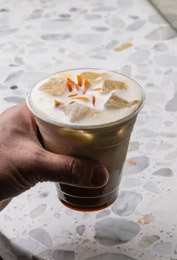 be bright carrot cake latte to go hand holding los angeles sprudge