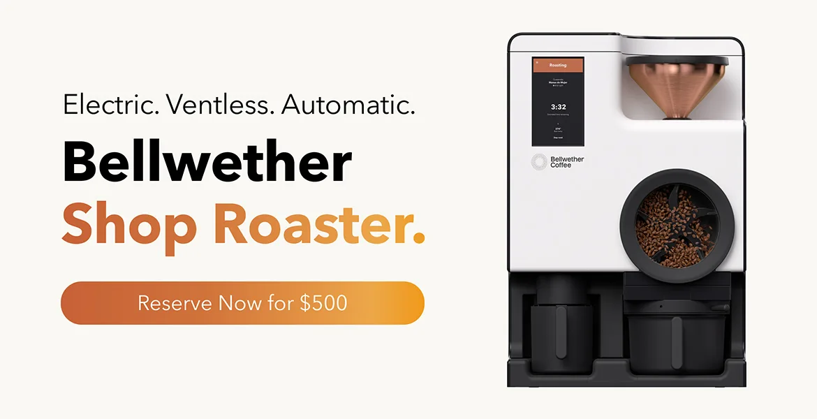Bellwether electric ventless automatic shop roaster reserve now for $500