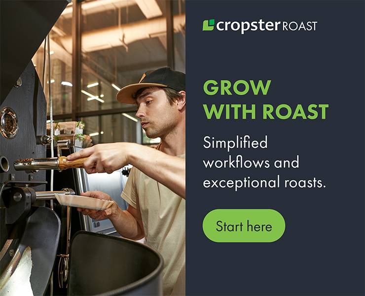 banner advertising cropster ROAST Grow With Roast, simplified workflows and exceptional roasts 